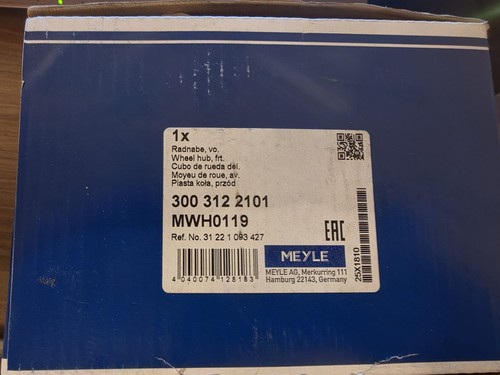 Meyle 3003122101 radnabe - meyle, rad